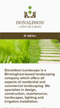Mobile Screenshot of donaldsonlandscape.com